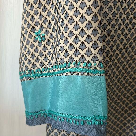 Gretchen Scott Designs silky boho tunic top  - Size M - Picture 9 of 10